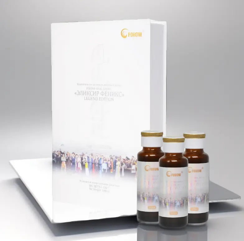 FOHOW Elixier des Phönix - Atem des Lebens – Blume der Unsterblichkeit, Legendäre Edition, Packund mit je 6 Flaschen je 30 ml. Mein Shop