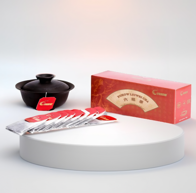 FOHOW Liuwei Cha Kordicept Tee, 25 Beutel – Kräutertee zur Förderung des Wohlbefindens Mein Shop